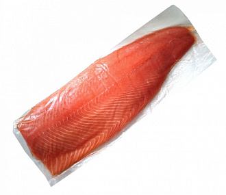 Salmon fillet s/m (salmon) on the skin, wet trim D 1.8 kg+ Murmansk