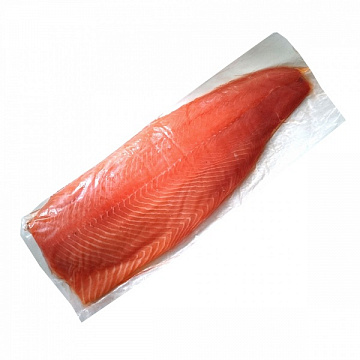 Фото Salmon fillet s/m (salmon) on the skin, wet trim D 1.8 kg+ Murmansk