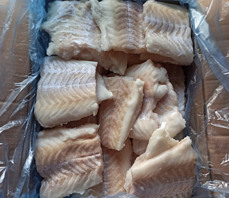 Cod fillet without skin (central part) from chilled raw materials