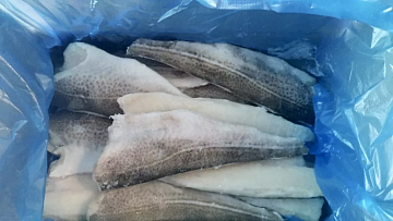 Фото Cod fillet with skin (box 10kg)