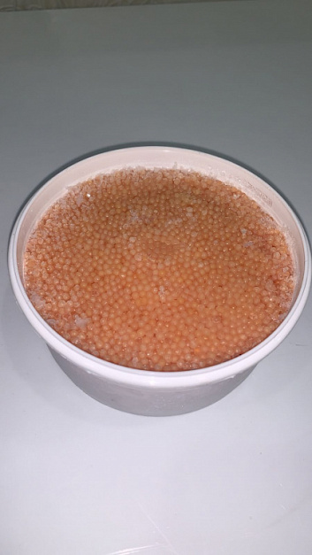 Фото White salmon caviar from fresh fish (300 grams) Frozen