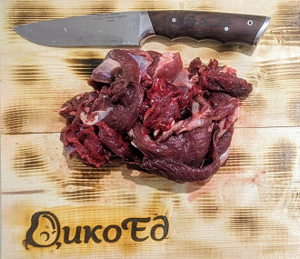 Doe cutlet meat