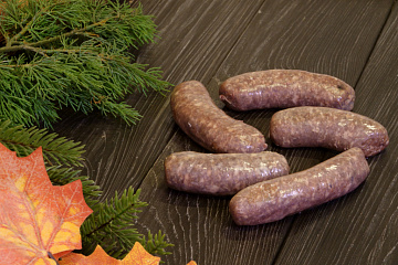 Фото Reindeer sausages for frying
