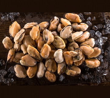 Фото Mussels peeled / m (200/300) box 11 kg