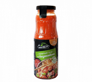 Фото Tomato sauce with basil
