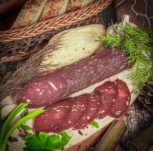 Превью Dried sausage from a bear