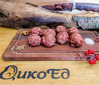 Elk meatballs