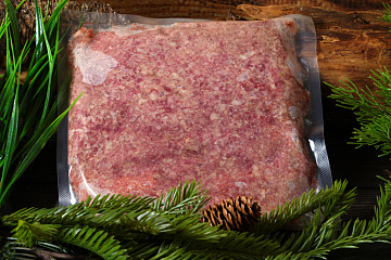 Фото Minced ostrich meat
