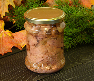 Cod liver (glass jar 500 grams)
