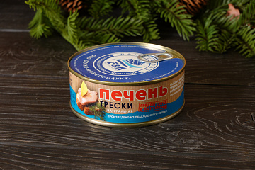 Фото Cod liver (tin can 230 grams)