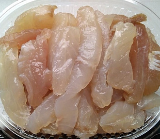 Catfish "balyk" (separate fish, salted and dried)