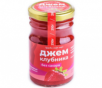 Strawberry jam (sugar free)