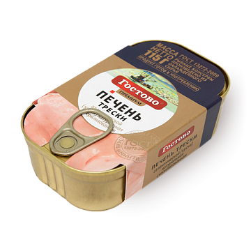 Фото Natural cod liver GOSTOVO 115g can
