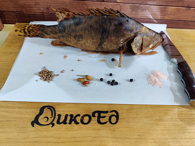 Превью Hot smoked Chinese perch