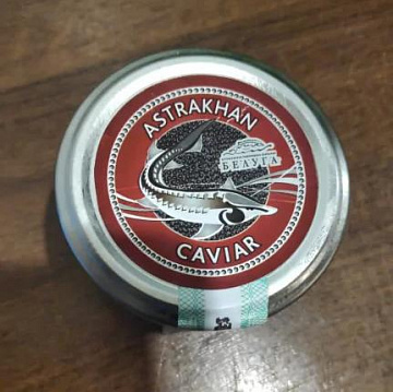 Фото Milk sterlet caviar (iron can) 100 g