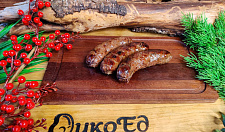 Preview Nutria and elk sausages for frying