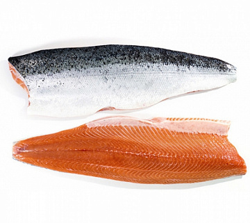 Фото Coho salmon fillet s/m on the skin