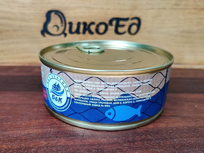 Превью Sterilized cod caviar 185 g 