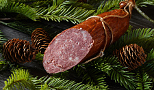 Preview Semi-smoked reindeer sausage with wild boar lard