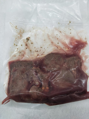 Фото Stewed reindeer meat (Sous vide)