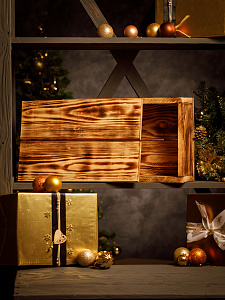 Превью Gift wrap - wooden box