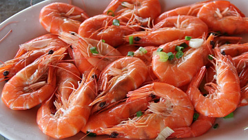 Фото Black Sea shrimp with/m