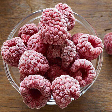 Фото Quick-frozen raspberries forest 300 g