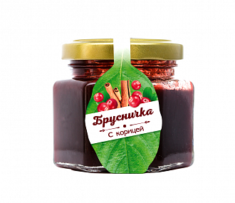Lingonberry sauce with cinnamon