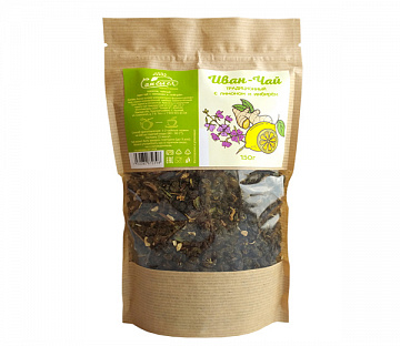 Фото Ivan tea traditional with lemon and ginger (150g)