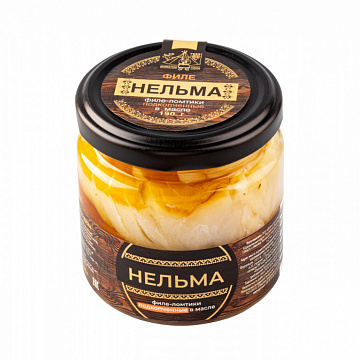 Фото Nelma fillet slices smoked in oil 190g
