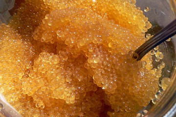 Фото Frozen peled caviar