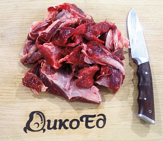 Cutlet bison meat