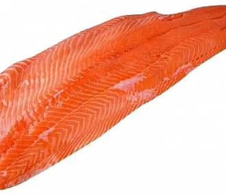 Coho salmon PREM fillet Trim D, skin-on, wet 1.3-1.8 kg