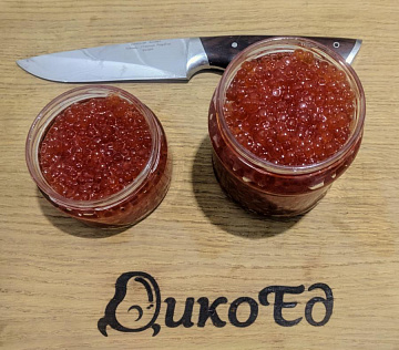 Фото Slightly salted frozen caviar (250 ml)