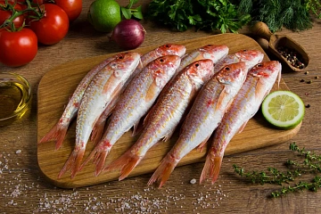 Фото Red mullet fresh-frozen whole 15+ Mauritania