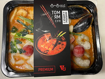 Фото Tom Yam Soup with Crab and Scallop Premium 400g