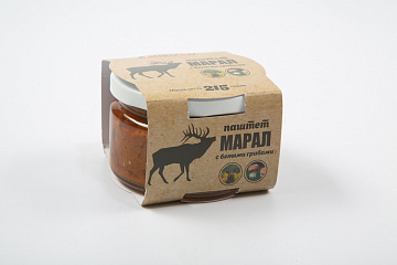 Фото Maral meat pate with porcini mushrooms