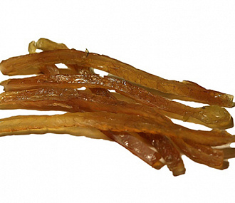 Burbot straws "premium" (sliced, salted and dried fish)