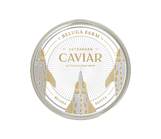 Milk beluga caviar (iron can) 100 g