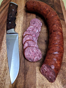 Превью Semi-smoked elk sausage with wild boar