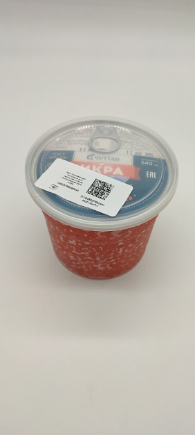 Фото Chum salmon caviar salted frozen "Chuttan" (540g)