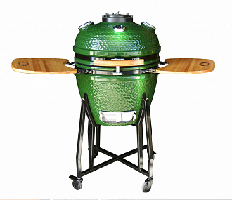 Ceramic grill SG green with a window, 57 cm