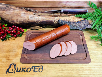 Фото Boiled roe deer sausage