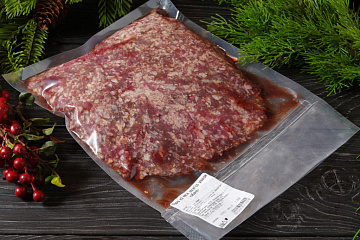 Фото Minced moose meat (with the addition of wild boar fat 20%)
