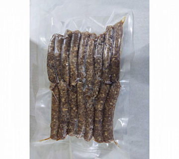 Фото Sausages for frying from elk (with horse fat)