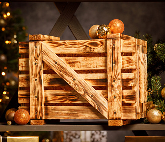 Gift wrap - wooden box VIP