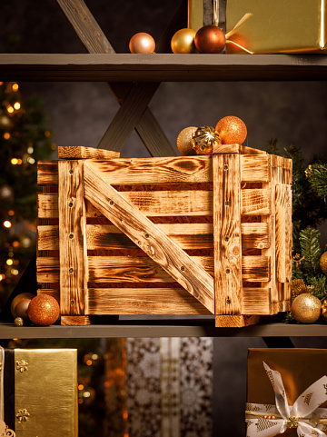 Фото Gift wrap - wooden box VIP